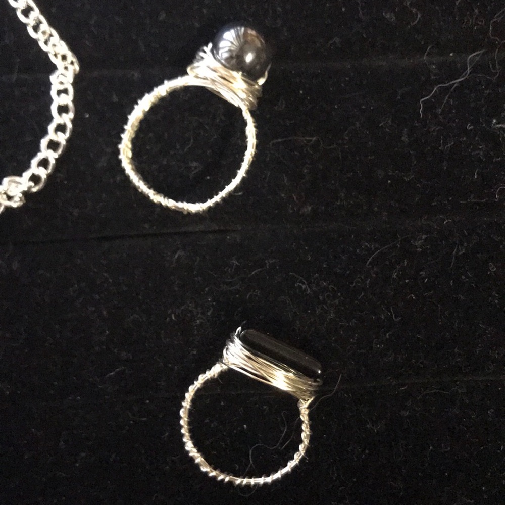 Silver and Black Jewelry Set - Picture 8 of 8